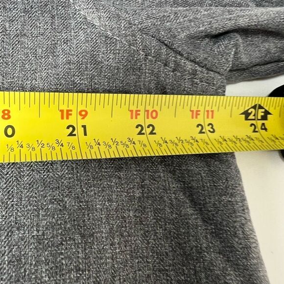 Reebok Softshell Athletic Jacket Full zip Hooded Gray Black Size L Fleece Lined - Picture 10 of 13